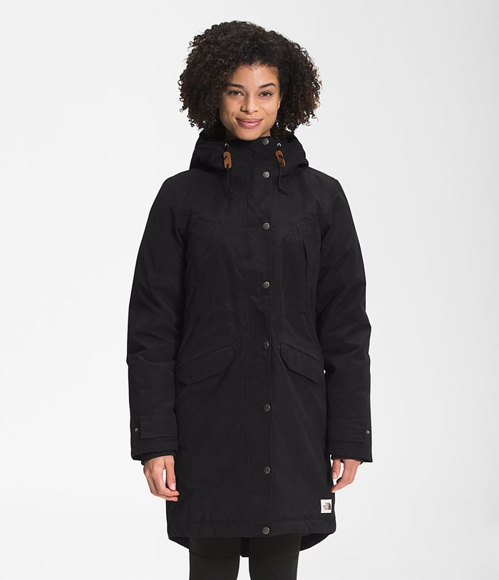 The North Face Parka Dames Ski Down DPNL72109 - Zwart